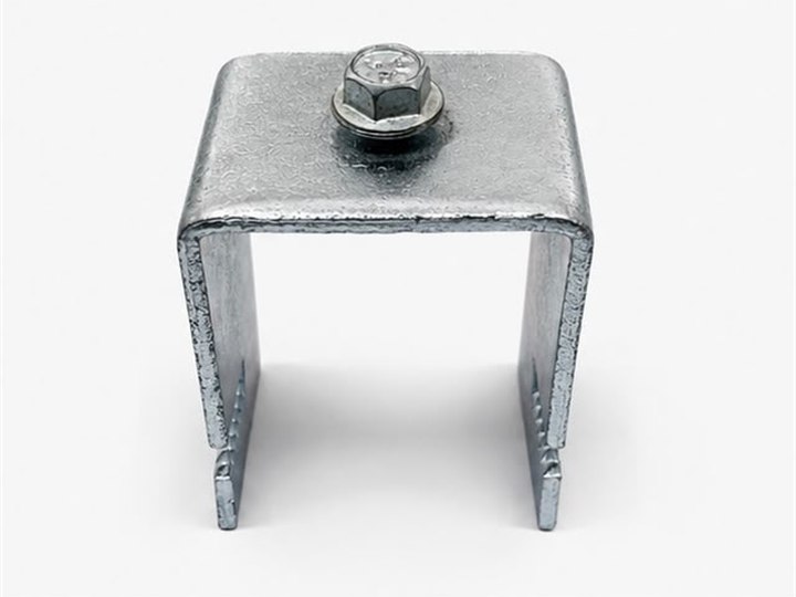 Galvanized GI Solgrip clamp for solar panel mounting